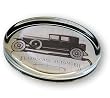 Classic Automobile - Oval Glass Paperweight
