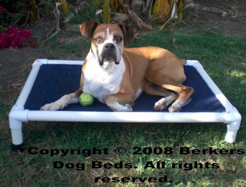 Peluche Tough Kennel Chew Resistant Outdoor Dog Pet Bed Cot - Med 32