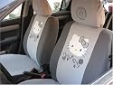 Universal Car Seat Cover - 10pcs Full Set...hello Kitty Grey .
