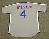LENNY DYKSTRA New York Mets 1987 Majestic Cooperstown Throwback Away Baseball Jersey, XL