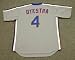 LENNY DYKSTRA New York Mets 1987 Majestic Cooperstown Throwback Away Baseball Jersey, XL