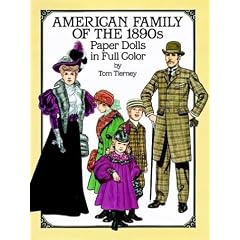 American Family of the 1890s Paper Dolls in Full Color