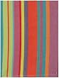 Durable Drill Weave 100% Cotton Colorful Orange and Blue Striped Dishtowel 18" X 28" Set / 6