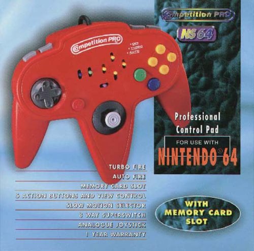 Childrens Toyshop  Video Games : Pro Control Pad - Red