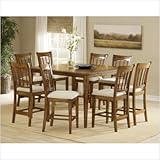 Bayberry 5 Piece Oak Counter Height Dining Table Set Finish: Cherry