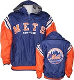 New York Mets Youth Half Zip Pullover Hooded Jacket