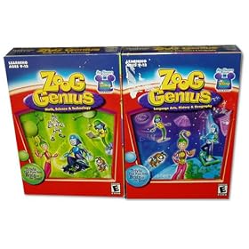 Zoog Genius 2 Pack Math, Science and Technology and Language Arts, History and Geography by 