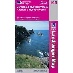 Cardigan and Mynydd Preseli/Aberteifi a Mynydd Preseli (Landranger Maps No. 145)
