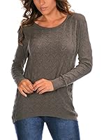 Fleur Bleue Jersey Œillet (Taupe)