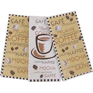 Coffee Espresso Napkins Guest Towels or buffet napkins 12 count per pack