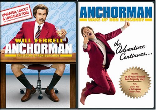  Anchorman: The Legend of Ron Burgundy [DVD] [2004] [Region 1] [US Import] [NTSC] cd cover