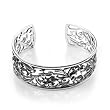 FOJO's Antique Filigree Wide Cuff Bangle