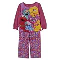 Toddler Girls' 2pc Long-sleeve Ssm Strt PJ Set - Baby Pink
