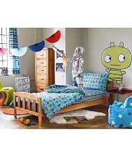 Pine single bed