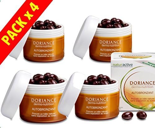 Doriance Dermo-Nutrition Self-Tanner - Pack 4 x 30 Capsules by Naturactiv