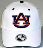 Auburn Tigers White One-Fit Hat