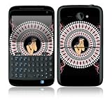 Roulette Design Decorative Skin Cover Decal Sticker for HTC Status Cell Phone