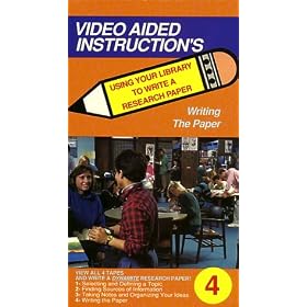Using your Library to Write a Research Paper #4: Writing the Paper [VHS]