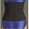 Lumiscope Criss Cross Black Back Support, Medium