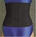 Lumiscope Criss Cross Black Back Support, Large