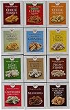 Mississippi Cheese Straw Factory Sampler Set of 12 Flavors of Cheese and Cookie Straws, 12oz