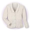 Handknit Cable Cardigan