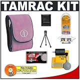 Tamrac 3582 Express 2 Camera Case (Pink) + Accessory Kit for Nikon Coolpix, Canon PowerShot, Pentax Optio, Olympus Stylus, Fuji FinePix, Kodak EasyShare, Casio Exilim, Panasonic Lumix, Samsung and Sony Cyber-Shot Digital Cameras