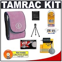 Tamrac 3582 Express 2 Camera Case (Pink) + Accessory Kit for Nikon Coolpix, Canon PowerShot, Pentax Optio, Olympus Stylus, Fuji FinePix, Kodak EasyShare, Casio Exilim, Panasonic Lumix, Samsung and Sony Cyber-Shot Digital Cameras