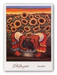 Dos Mujeres (Two Women) by Simon Silva 27"x22.5" Art Print Poster
