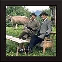 The Adventures Of Sherlock Holmes Framed 12x12 Color Photo (Jeremy Brett David Burke)