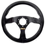 Sparco 015R383PSN Suede Steering Wheel