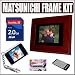 Photo : Matsunichi PF-800M 8-inch Digital Picture Frame with Remote Control + Accessory Kit