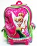 - 	 Disney Tinkerbell 15" Large Rolling School Backpack (Luggage) - Pretty Posie