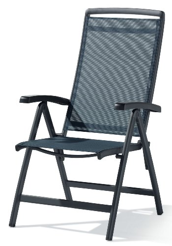 SIEGER 947/G-SG Klappsessel Bahia, Aluminium Textilux, eisengrau / silbergrau Preisvergleich