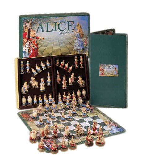 The Alice in Wonderland Hand Painted Chess Set 512EjZG9q2L The Alice in Wonderland Hand Painted Chess Set