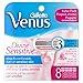 Gillette Venus Divine Sensitive Women's Razor Blade Refills 8 Count
