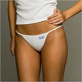 UCLA Bruins White College Logo Thong