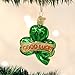 Old World Christmas Lucky Shamrock Glass Blown Ornament
