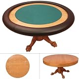 Round Poker Table with Wooden Insert (PT5820)
