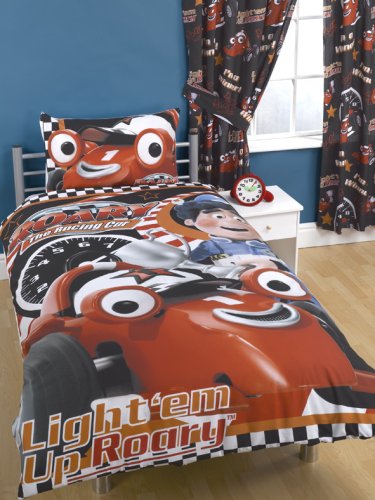 Character World Roary Light Em Up Single Panel Duvet Set