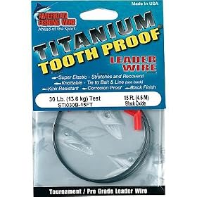 Titanium Toothproof Leader Wire by