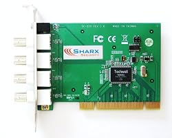 Sharx Security SCXSC200 4 Channel PCI Digital Video Recorder DVR and Remote Internet Access Card with Windows 7 Driver and Software