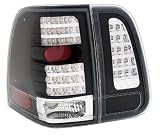 LINCOLN NAVIGATOR 03-06 L.E.D TAIL LAMPS / LIGHTS 4 PCS JDM-BLACK Euro Performance 1 SET RH & LH 2003,2004,2005,2006