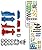 Peaceable Kingdom / Speedway Race Cars Quick Sticker Kit