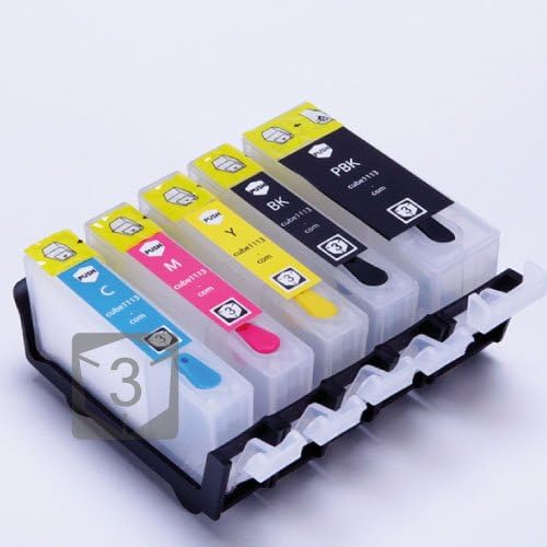 5 X cube1113 Canon PGI-225 & CLI-226 EMPTY Refillable Ink Cartridges PIXMA iP4820, MG5120, MG5220, MG8120, MG6120