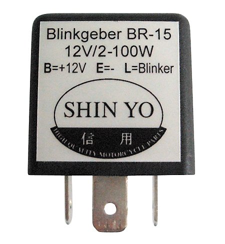 Produkt-Bild: Shin Yo Blinkrelais 12 V 2/100 W, lastunabhaengig
