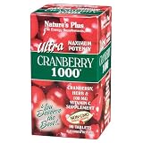 Nature's Plus - Ultra Cranberry 1000 S/R, 90 capsules
