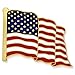 PinMart's American Flag Lapel Pin Proudly Made in USA