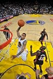 Miami Heat v Golden State Warriors: Monta Ellis Photographic Poster Print by Rocky Widner, 28x42