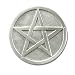 Five Pointed Star Pewter Belt Buckle